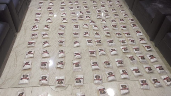 الجيش يحبط محاولة تهريب كمية كبيرة من المواد المخدرة محملة بوساطة بالونات موجهة بأجهزة إلكترونية متطورة