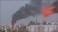 حريق في محلين يحتويان على قطع سيارات في أبو علندا