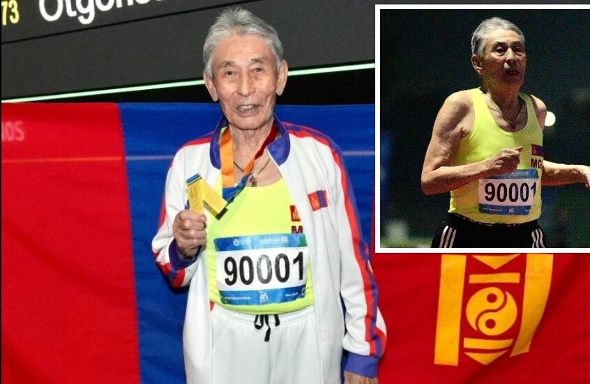 عداء بعمر 91 عاما يتحدى الزمن ويفاجئ الجميع في ألعاب الماسترز