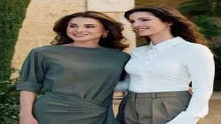 الملكة رانيا للأميرة رجوة: محظوظين فيك