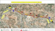 تحويلات مرورية على طريق السلط من جسر الدبابنة حتى شارع الستين
