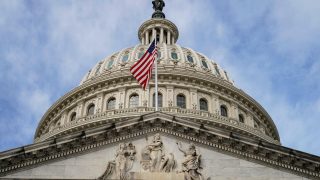 The U.S. Capitol is seen as Senate Democrats and Republicans sought to reach an agreement on to avert a debt crisis in Washington, U.S., October 7, 2021. REUTERS/Joshua Roberts