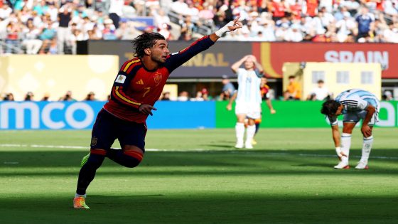 منتخب اسبانيا يقهر الارجنتين وميسي ويتوج بطلاً لـ كأس العالم 2026