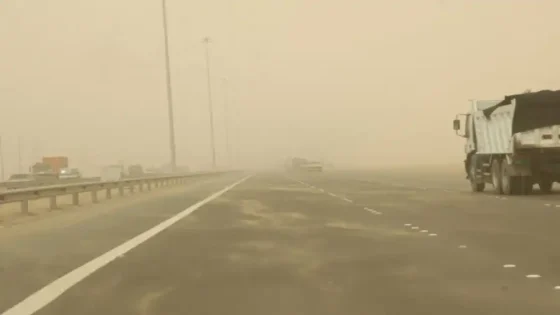 الأردن: تحذيرات من تدني الرؤية على الطريق الصحراوي بسبب الغبار